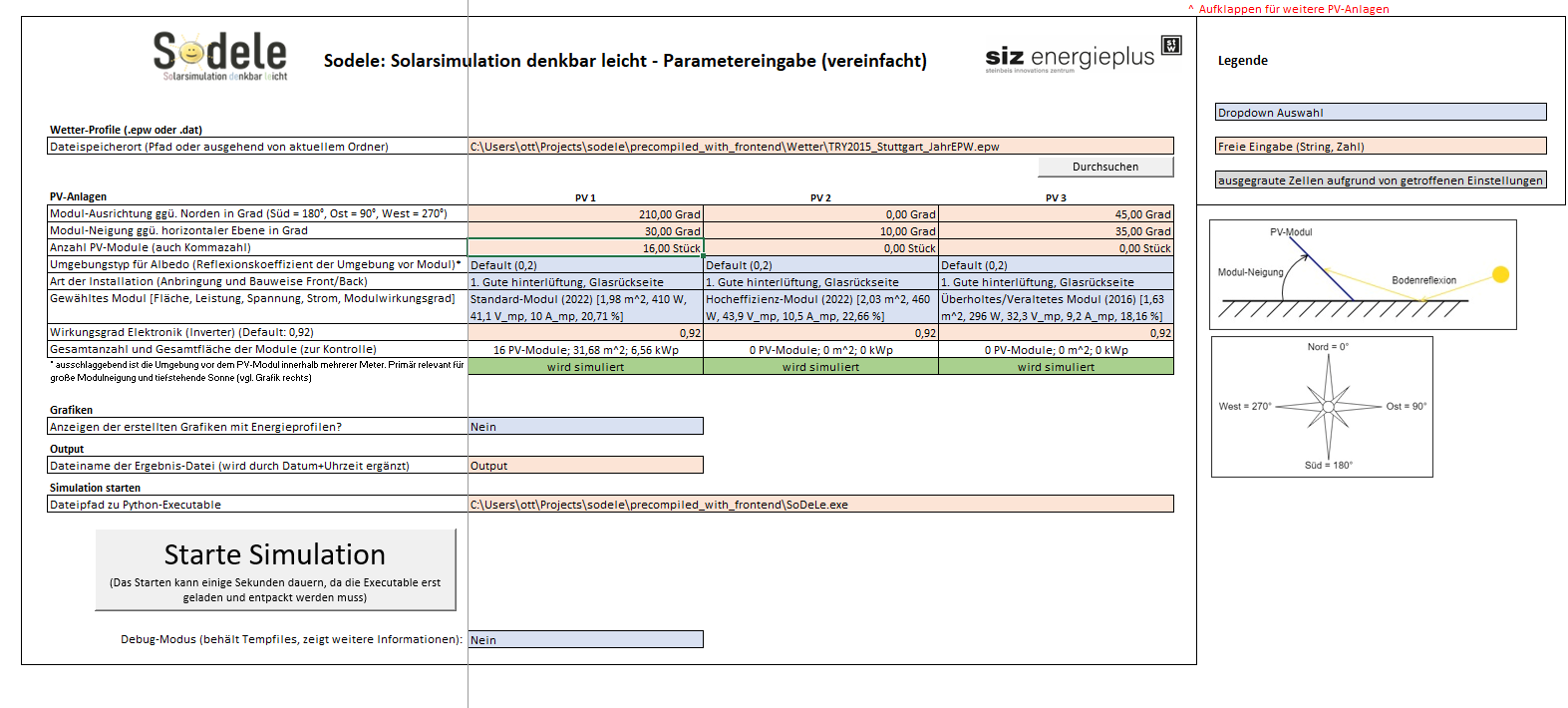 Input form